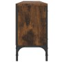 Mueble de TV cajón madera ingeniería roble ahumado 200x25x44 cm en Muebles TV | Comprar online en Foru.es