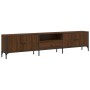Mueble de TV cajón madera ingeniería roble marrón 200x25x44 cm en Muebles TV | Comprar online en Foru.es