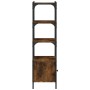Librería 3 estantes madera ingeniería roble humo 41x30x109,5 cm en Librerías y estanterías | Comprar online en Foru.es