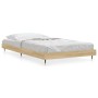 Estructura de cama madera de ingeniería roble Sonoma 90x200 cm de vidaXL, Camas y somieres - Ref: Foro24-832168, Precio: 72,7...