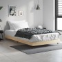 Estructura de cama madera de ingeniería roble Sonoma 90x200 cm de vidaXL, Camas y somieres - Ref: Foro24-832168, Precio: 72,7...