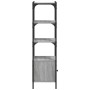 Librería 3 estantes madera ingeniería gris Sonoma 41x30x109,5cm en Librerías y estanterías | Comprar online en Foru.es