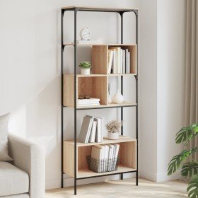 Librería 5 estantes madera de ingeniería roble 76x33x188,5 cm en Librerías y estanterías | Comprar online en Foru.es