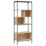 Librería 5 estantes madera de ingeniería roble 76x33x188,5 cm en Librerías y estanterías | Comprar online en Foru.es