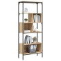 Librería 5 estantes madera de ingeniería roble 76x33x188,5 cm en Librerías y estanterías | Comprar online en Foru.es