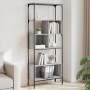 Librería 5 estantes madera ingeniería gris Sonoma 76x33x188,5cm en Librerías y estanterías | Comprar online en Foru.es