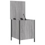 Banco con almacenaje madera ingeniería gris Sonoma 40x42,5x50cm en Bancos para recibidores y almacenamiento | Comprar online en 