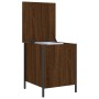 Banco de almacenaje madera ingeniería roble marrón 40x42,5x50cm en Bancos para recibidores y almacenamiento | Comprar online en 