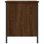 Banco de almacenaje madera ingeniería roble marrón 40x42,5x50cm en Bancos para recibidores y almacenamiento | Comprar online en 