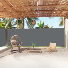 Toldo lateral retráctil gris antracita 200x1000 cm de vidaXL, Sombrillas - Ref: Foro24-318044, Precio: 163,31 €, Descuento: %