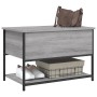 Banco de almacenaje madera ingeniería gris Sonoma 70x42,5x47 cm en Bancos para recibidores y almacenamiento | Comprar online en 