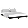 Estructura de cama madera de ingeniería negra 180x200 cm de vidaXL, Camas y somieres - Ref: Foro24-832014, Precio: 130,69 €, ...