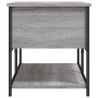 Banco de almacenaje madera ingeniería gris Sonoma 100x42,5x47cm en Bancos para recibidores y almacenamiento | Comprar online en 