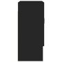 Armario de pared madera contrachapada negro 60x31x70 cm de vidaXL, Taquillas y armarios de almacenamiento - Ref: Foro24-81288...