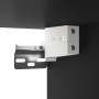 Armario de pared madera contrachapada negro 60x31x70 cm de vidaXL, Taquillas y armarios de almacenamiento - Ref: Foro24-81288...