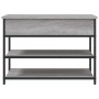 Banco zapatero madera de ingeniería gris Sonoma 70x42,5x50 cm en Bancos para recibidores y almacenamiento | Comprar online en Fo