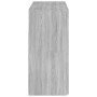 Aparador con luces LED gris Sonoma 115,5x30x75 cm de vidaXL, Aparadores - Ref: Foro24-815733, Precio: 113,70 €, Descuento: %