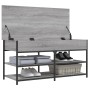 Banco zapatero madera de ingeniería gris Sonoma 100x42,5x50 cm en Bancos para recibidores y almacenamiento | Comprar online en F