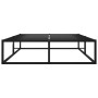 Estructura de cama de metal negra 120x200 cm de vidaXL, Camas y somieres - Ref: Foro24-324787, Precio: 101,28 €, Descuento: %