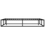 Estructura de cama de metal negra 120x200 cm de vidaXL, Camas y somieres - Ref: Foro24-324787, Precio: 101,28 €, Descuento: %