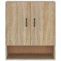 Armario de pared madera contrachapada roble sonoma 60x31x70 cm de vidaXL, Taquillas y armarios de almacenamiento - Ref: Foro2...