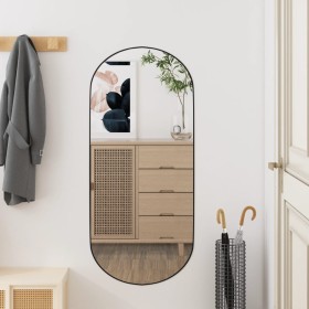 Espejo de pared vidrio ovalado 35x80 cm de vidaXL, Espejos - Ref: Foro24-350456, Precio: 33,48 €, Descuento: %