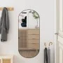 Espejo de pared vidrio ovalado 35x80 cm de vidaXL, Espejos - Ref: Foro24-350456, Precio: 32,59 €, Descuento: %