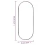 Espejo de pared vidrio ovalado 35x80 cm de vidaXL, Espejos - Ref: Foro24-350456, Precio: 32,59 €, Descuento: %