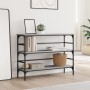 Mesa consola madera de ingeniería gris Sonoma 100x32x75 cm en Mesas auxiliares | Comprar online en Foru.es