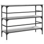 Mesa consola madera de ingeniería gris Sonoma 100x32x75 cm en Mesas auxiliares | Comprar online en Foru.es