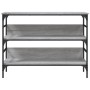 Mesa consola madera de ingeniería gris Sonoma 100x32x75 cm en Mesas auxiliares | Comprar online en Foru.es
