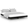 Estructura de cama madera de ingeniería negra 150x200 cm de vidaXL, Camas y somieres - Ref: Foro24-832030, Precio: 130,04 €, ...