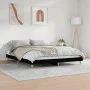 Estructura de cama madera de ingeniería negra 150x200 cm de vidaXL, Camas y somieres - Ref: Foro24-832030, Precio: 130,04 €, ...