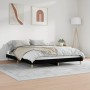 Estructura de cama madera de ingeniería negra 150x200 cm de vidaXL, Camas y somieres - Ref: Foro24-832030, Precio: 133,61 €, ...