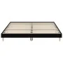 Estructura de cama madera de ingeniería negra 150x200 cm de vidaXL, Camas y somieres - Ref: Foro24-832030, Precio: 130,04 €, ...