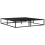 Estructura de cama de metal negra 180x200 cm de vidaXL, Camas y somieres - Ref: Foro24-324790, Precio: 157,64 €, Descuento: %