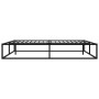 Estructura de cama de metal negra 180x200 cm de vidaXL, Camas y somieres - Ref: Foro24-324790, Precio: 157,64 €, Descuento: %