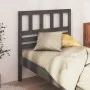 Bettkopfteil aus massivem grauem Kiefernholz, 96 x 4 x 100 cm von vidaXL, Kopf- und Fußteile - Ref: Foro24-814126, Preis: 38,...