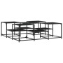 Mesa de centro madera de ingeniería negro 121x121x40 cm en Mesas de centro | Comprar online en Foru.es