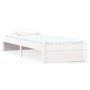 Estructura de cama madera maciza individual blanco 75x190 cm de vidaXL, Camas y somieres - Ref: Foro24-814910, Precio: 81,95 ...