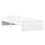 Estructura de cama madera maciza individual blanco 75x190 cm de vidaXL, Camas y somieres - Ref: Foro24-814910, Precio: 81,95 ...