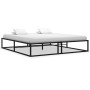Estructura de cama de metal negra 200x200 cm de vidaXL, Camas y somieres - Ref: Foro24-324791, Precio: 132,85 €, Descuento: %
