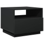 Mesa de centro con luces LED negro 50x49x40 cm en Mesas de centro | Comprar online en Foru.es