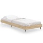 Estructura de cama madera de ingeniería roble Sonoma 75x190 cm de vidaXL, Camas y somieres - Ref: Foro24-832208, Precio: 63,2...