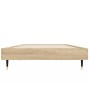 Estructura de cama madera de ingeniería roble Sonoma 75x190 cm de vidaXL, Camas y somieres - Ref: Foro24-832208, Precio: 63,2...