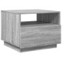 Mesa de centro con luces LED gris Sonoma 50x49x40 cm en Mesas de centro | Comprar online en Foru.es