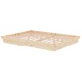 Estructura de cama madera maciza 150x200 cm de vidaXL, Camas y somieres - Ref: Foro24-819912, Precio: 151,24 €, Descuento: %