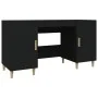 Escritorio de madera contrachapada negro 140x50x75 cm de vidaXL, Escritorios - Ref: Foro24-812763, Precio: 116,01 €, Descuent...