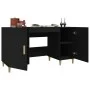 Escritorio de madera contrachapada negro 140x50x75 cm de vidaXL, Escritorios - Ref: Foro24-812763, Precio: 116,01 €, Descuent...