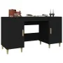 Escritorio de madera contrachapada negro 140x50x75 cm de vidaXL, Escritorios - Ref: Foro24-812763, Precio: 116,01 €, Descuent...